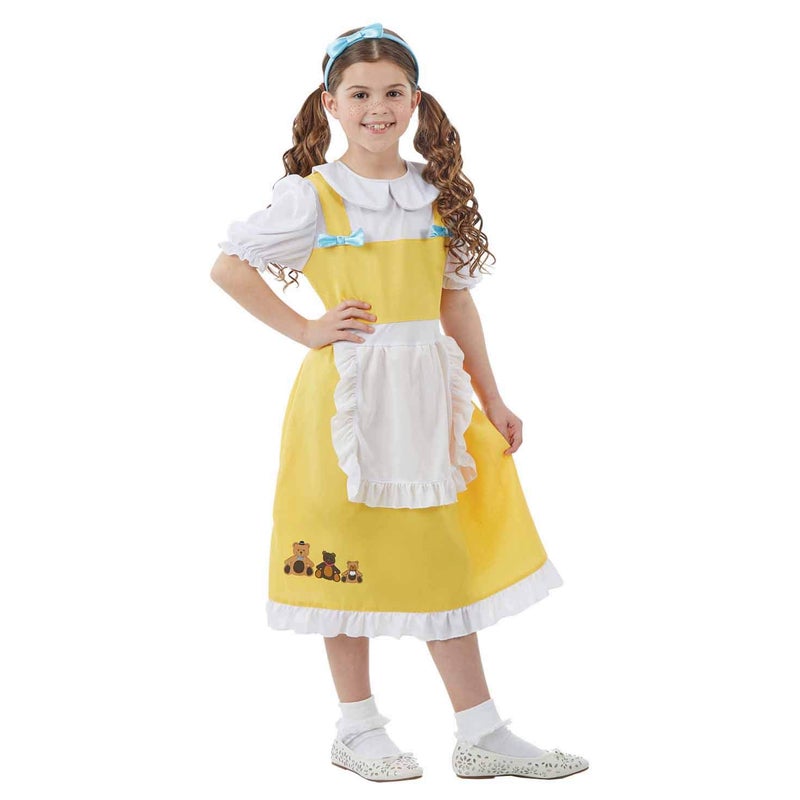 fun shack Goldilocks Costume for Girls, Goldilocks and the Three Bears Costume Kids, Book Characters Costumes for Kids, Small - Image 2
